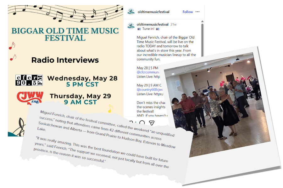 [ID: A portrait of Miguel A. Fenrich with books in the distance behind him that include his novels 'Blue'; and 'What Lies in the Valley'. He has curly black hair, black glasses, his light brown skin, a black moustace and light beard, and is wearing a black t-shirt with an open textile-themed dress shirt. He is smiling. End.]